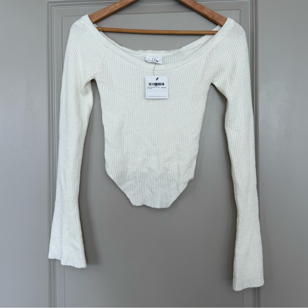Women's Cream Knit Top
